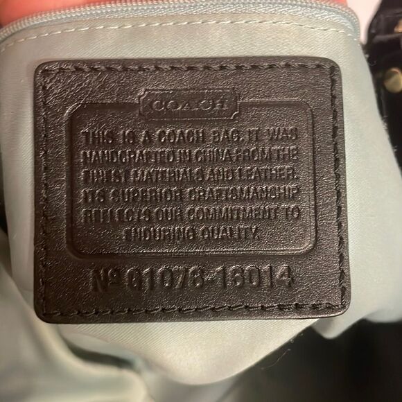 Coach G1076-16014 Kristen hobo blk liquid gloss - Picture 16 of 16